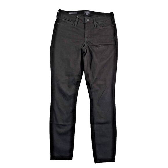 NYDJ Dylan Skinny Ankle Jeans Lift Tuck Women's Size 6 Black Tummy Technology - Picture 1 of 9